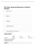 BIOD 151 MODULE 7 EXAM&colon; REQUIRES RESPONDUS LOCKDOWN BROWSER &vert;  QUESTIONS AND ANSWERS &vert; 2026 UPDATED &vert; WITH COMPLETE SOLUTIONS&period;