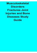 Musculoskeletal Disorders Fractures Joint Injuries and Bone Diseases Study Guide Complete Clinical Review and Exam Preparation 2025&sol; 2026