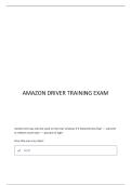 DRIVER TRAINING TEST - 2 COMPLETE QUESTIONS AND ANSWERS