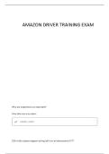 AMAZON DRIVER QUESTIONS AND ANSWERS