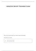 AMAZON DRIVER ASSESSMENT QUESTIONS AND ANSWERS