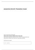 AMAZON DRIVING TEST QUESTIONS AND ANSWERS