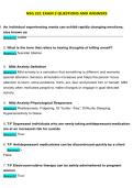 NSG 221 EXAM 3 QUESTIONS AND ANSWERS
