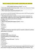 NSG 221 MENTAL HEALTH EXAM 2 QUESTIONS AND ANSWERS