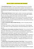 NSG 221 EXAM 1 QUESTIONS AND ANSWERS