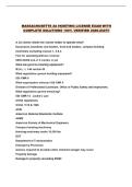 MASSACHUSETTS 2A HOISTING LICENSE EXAM WITH COMPLETE SOLUTIONS 100&percnt; VERIFIED 2026-2027&excl;&excl;