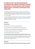 PY 2026 Pennie Individual Marketplace Training for New Agents & Brokers &vert; Verified Questions & Correct Answers with Detailed Explanations &vert; Complete Certification Prep Guide PDF