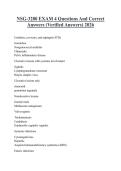 NSG3280 &sol; NSG 3280 Pathophysiology for Nurses I Exams 1&comma;2&comma;3&comma;4 PACKAGE DEAL&vert; BUNDLE contains the latest 2026 Exams Questions with Verified Answers for Galen college of Nursing&period;