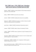 NSG3280 Exams 1&comma;2&comma;3&comma;4 Actual Exams Questions with 100&percnt; Correct Answers &vert; Latest Version &lpar;2026&rpar; Expert Verified