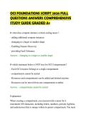 OCI FOUNDATIONS SCRIPT 2026 FULL&NewLine;QUESTIONS ANSWERS COMPREHENSIVE&NewLine;STUDY GUIDE GRADED A&plus;