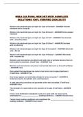 WELD 322 FINAL NEW SET WITH COMPLETE SOLUTIONS 100&percnt; VERIFIED 2026-2027&excl;&excl;