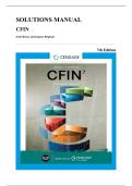 Solutions Manual &mdash; CFIN&comma; 7th Edition &lpar;Besley&comma; 2021&rpar;&comma; Chapters 1-16 &vert; All End-of-Chapter Solutions Covered