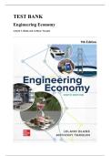 Test Bank &mdash; Engineering Economy&comma; 9th Edition &lpar;Blank & Tarquin&comma; 2022&rpar;&comma; Chapters 1-19 &vert; All Chapters Covered