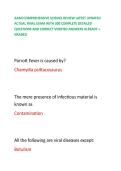 AAMI COMPREHENSIVE SCIENCE REVIEW LATEST UPDATED ACTUAL FINAL EXAM WITH 300 COMPLETE DETAILED QUESTIONS AND CORRECT VERIFIED ANSWERS ALREADY &plus; GRADED