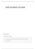 MAR 3023 FSU EXAM 1 100&percnt; GUARANTEED PASS BRAND NEW VERSION 