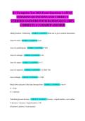 R1 Exemption Test 2026 Exam Questions LATEST VERSIONS QUESTIONS AND CORRECT VERIFIED ANSWERS WITH RATIONALES &lpar;100&percnt; CORRECT&rpar; A&plus; GRADED ASSURED