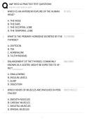 A&P HESI A2 Practice Test Questions 2026 &vert; Anatomy & Physiology Nursing Entrance Prep
