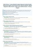NSG550&sol; NSG 550 Exam 1 &lpar;2026&sol;2027 Update&rpar; &vert; Exam Questions with Verified Answers and Detailed Rationales &vert; CBC with Differential&comma; CMP&comma; Lipid Panel&comma; Thyroid Function Tests&comma; Coagulation Studies&comma; Inflammatory Markers&comma; Diagnostic Reference &vert; A&plus; Graded &vert;