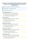 NSG550&sol; NSG 550 Quiz 2 &lpar;Latest 2026&sol;2027 Update&rpar; &vert; Complete Exam Questions with Verified Answers and Detailed Rationales &vert; Pulmonary Function Tests&comma; Spirometry&comma; COPD Diagnosis & GOLD Staging&comma; Bronchoscopy&comma; Thoracentesis &vert; A&plus; Graded
