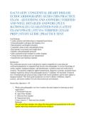 EACVI AEPC CONGENITAL HEART DISEASE &NewLine;ECHOCARDIOGRAPHY &lpar;ECHO CHD&rpar; PRACTICE &NewLine;EXAM &ndash; QUESTIONS AND ANSWERS &vert; VERIFIED &NewLine;AND WELL DETAILED ANSWERS &vert; PLUS &NewLine;RATIONALES &vert; GUARANTEED PASS &vert; LATEST &NewLine;EXAM UPDATE &vert; STUVIA VERIFIED &vert; EXAM &NewLine;PREP &vert; STUDY GUIDE &vert; P