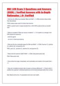 BSC 108 Exam 3 Questions and Answers&NewLine;&lpar;2026&rpar; &vert; Verified Answers with In-Depth&NewLine;Rationales &vert; A&plus; Verified