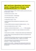 BSC 108 Exam 3 Questions and Answers&NewLine;&lpar;2026&rpar; &vert; Comprehensive Review with&NewLine;Detailed Rationales &vert; A&plus; Verified