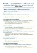 Exam 3&colon; NSG530&sol; NSG 530 &lpar;Latest 2026&rpar; - Advanced Pathophysiology Exam Review&vert; Guide with Questions and Verified Answers&vert; 100&percnt; Correct