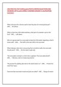 CNA PRACTICE TEST EXAM &lpar;2026&rpar; UPDATE VERIFIED QUESTIONS AND &NewLine;ANSWERS &vert; WITH 100&percnt; CORRECT ANSWERS GRADED A&plus; GUARANTEED &NewLine;SUCCESS&excl;&excl; 