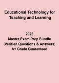 Educational Technology for Teaching and Learning PDF &vert; Study Guide&comma; Strategies & Revision Notes