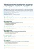 NSG530&sol; NSG 530 Exam 1 &lpar;Latest 2026&sol;2027 Update&rpar; &vert; Complete Exam Questions with Verified Answers and Detailed Rationales &vert; Cellular Biology&comma; Cellular Adaptation&comma; Genetics &vert; A&plus; Graded &vert; Wilkes University