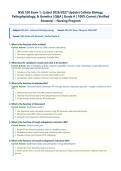 NSG530&sol; NSG 530 Exam 1 &lpar;Latest 2026&sol;2027 Update&rpar; &vert; Complete Exam Questions with Verified Answers and Detailed Rationales &vert; Advanced Pathophysiology&comma; Cellular Biology&comma; Cellular Adaptation&comma; Genetics&comma; Genetic Disorders &vert; A&plus; Graded
