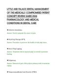 LITTLE AND FALACE DENTAL MANAGEMENT&NewLine;OF THE MEDICALLY COMPROMISED PATIENT&NewLine;CONCEPT REVIEW GUIDE 2026&NewLine;PHARMACOLOGY AND MEDICAL&NewLine;CONDITIONS IN DENTAL CARE&NewLine;