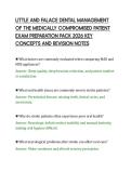 LITTLE AND FALACE DENTAL MANAGEMENT&NewLine;OF THE MEDICALLY COMPROMISED PATIENT&NewLine;EXAM PREPARATION PACK 2026 KEY&NewLine;CONCEPTS AND REVISION NOTES&NewLine;