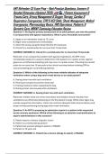 EMT Refresher CE Exam Prep &ndash; Real Practice Questions&comma; Answers & Detailed Rationales &lpar;Updated 2026&rpar; 