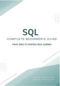 Python and SQL complete guide from absolute basics 