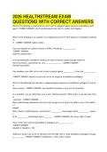 2026 HEALTHSTREAM EXAM&NewLine;QUESTIONS WITH CORRECT ANSWERS