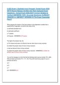 G-202 Exam 3 Updated most Frequent Tested Exam 2026 &NewLine;WITH Recent Newest Verified And Well Analyzed Exam &NewLine;Questions  &lpar;Actual Exam 2026-2027&rpar; Correct Detailed & &NewLine;Verified ANSWERS &lpar;100&percnt; Accurate Solutions&rpar; ALREADY &NewLine;GRADED A&plus;&vert;&vert;NEWEST VERSION Of The Exam G