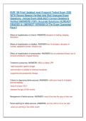 NUR 158 Final Updated most Frequent Tested Exam 2026 &NewLine;WITH Recent Newest Verified And Well Analyzed Exam &NewLine;Questions  &lpar;Actual Exam 2026-2027&rpar; Correct Detailed & &NewLine;Verified ANSWERS &lpar;100&percnt; Accurate Solutions&rpar; ALREADY &NewLine;GRADED A&plus;&vert;&vert;NEWEST VERSION Of The Exam 