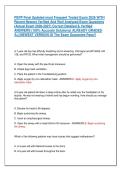 PEPP Final Updated most Frequent Tested Exam 2026 WITH &NewLine;Recent Newest Verified And Well Analyzed Exam Questions  &NewLine;&lpar;Actual Exam 2026-2027&rpar; Correct Detailed & Verified &NewLine;ANSWERS &lpar;100&percnt; Accurate Solutions&rpar; ALREADY GRADED &NewLine;A&plus;&vert;&vert;NEWEST VERSION Of The Exam Gua