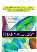 Test Bank Pharmacology A Patient-Centered Nursing Process Approach&comma; 11th Edition by Linda E&period; McCuistion Chapter 1-58
