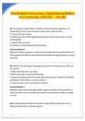 VIRGINIA BARBER STATE BOARD WRITTEN EXAM QUESTIONS AND CORRECT ANSWERS &lpar;VERIFIED ANSWERS&rpar; PLUS RATIONALES 2026