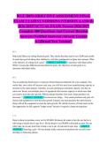 WGU D076 OBJECTIVE ASSESSMENT FINAL EXAM 2 LATEST VERSIONS &lpar;VERSION A AND B&rpar; 2026-20257ACTUAL EXAM &sol;Newest 2026&sol;2027 Complete 400 Questions And Correct Detailed Answers &lpar;Verified Answers&rpar; &vert;Already Graded A&plus;&vert;&vert;Brand New Version&excl;&excl;