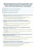 NSG222&sol; NSG 222 Family Nursing Final Exam Review Jeopardy HESI &lpar;Latest 2026&sol;2027 Update&rpar; &vert; Complete Exam Questions with Verified Answers and Detailed Rationales &vert; OB&comma; Newborn Care&comma; Pediatrics&comma; Postpartum&comma; Intrapartum&comma; Antepartum &vert; A&plus; Graded &vert; Herzing Univ