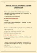 AMSA 490 EXAM 2 QUESTIONS AND ANSWERS &NewLine;100&percnt; PASS 2026 