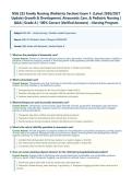 NSG222&sol; NSG 222 Family Nursing Pediatrics Exam 1 &lpar;Latest 2026&sol;2027 Update&rpar; &vert; Growth and Development&comma; Atraumatic Care&comma; Vaccines&comma; Pain Assessment &vert; Complete Q&A with Verified Answers and Detailed Rationales &vert; A&plus; Graded &vert; Herzing University