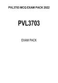 PVL3703 MCQ Exam Pack 2022 &vert; Multiple Choice Questions & Revision Study Guide
