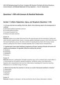 HCR 240 Pathophysiology Final Exam&colon; Complete 300-Question Test Bank with Actual Questions&comma;&NewLine;Correct Answers&comma; and Detailed Rationales for Every Question &mdash; Your A&plus; Study Guide&period;