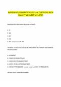 &NewLine;WASTEWATER COLLECTIONS III EXAM QUESTIONS WITH CORRECT ANSWERS 2025-2026&NewLine;