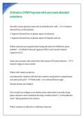 Orthotics CPM Prep test with accurate detailed solutions
