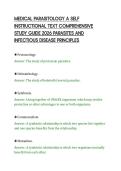 MEDICAL PARASITOLOGY A SELF&NewLine;INSTRUCTIONAL TEXT COMPREHENSIVE&NewLine;STUDY GUIDE 2026 PARASITES AND&NewLine;INFECTIOUS DISEASE PRINCIPLES&NewLine;